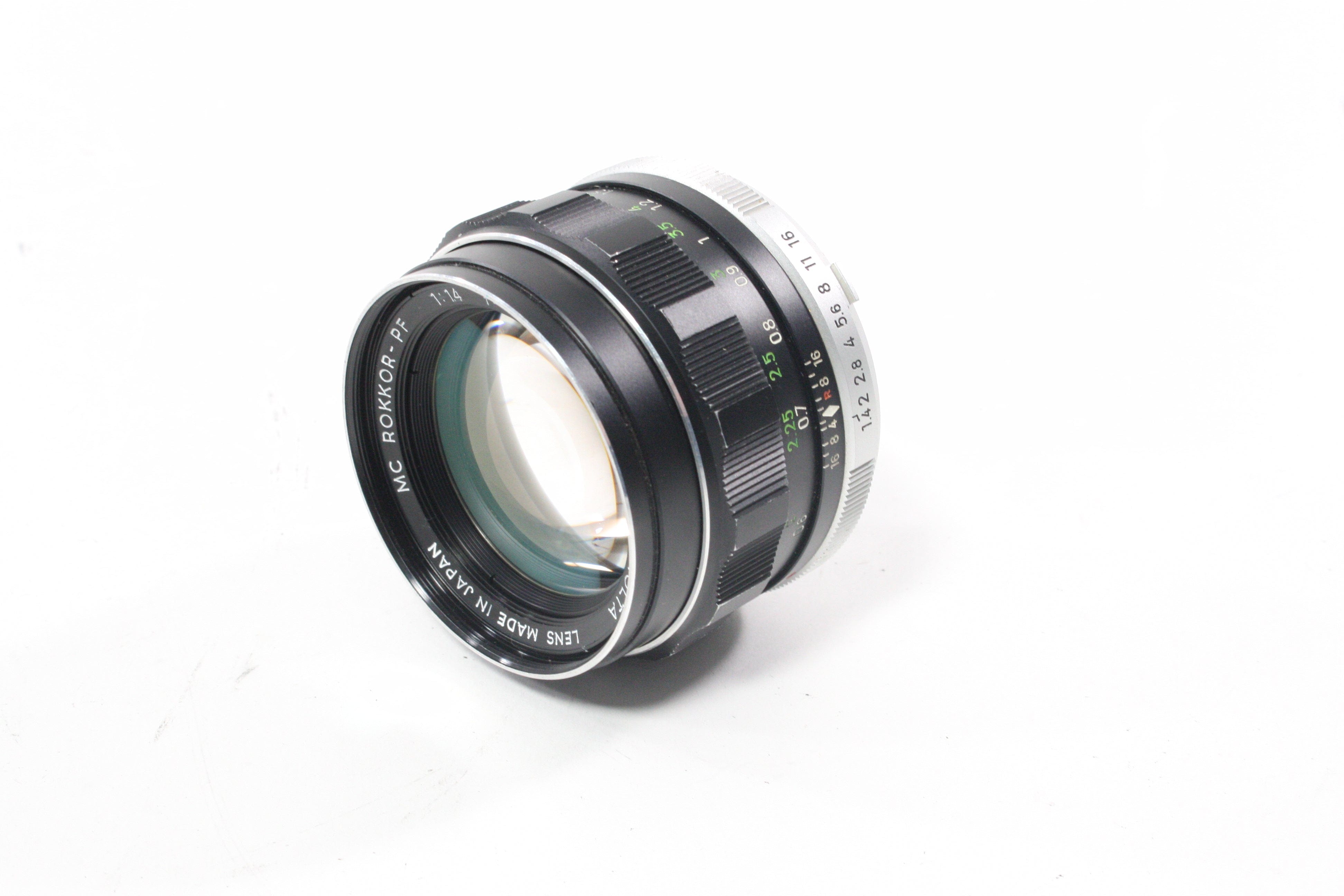 Minolta 58mm f/1.4 MC Rokkor-PF Lens for Minolta MD Mount