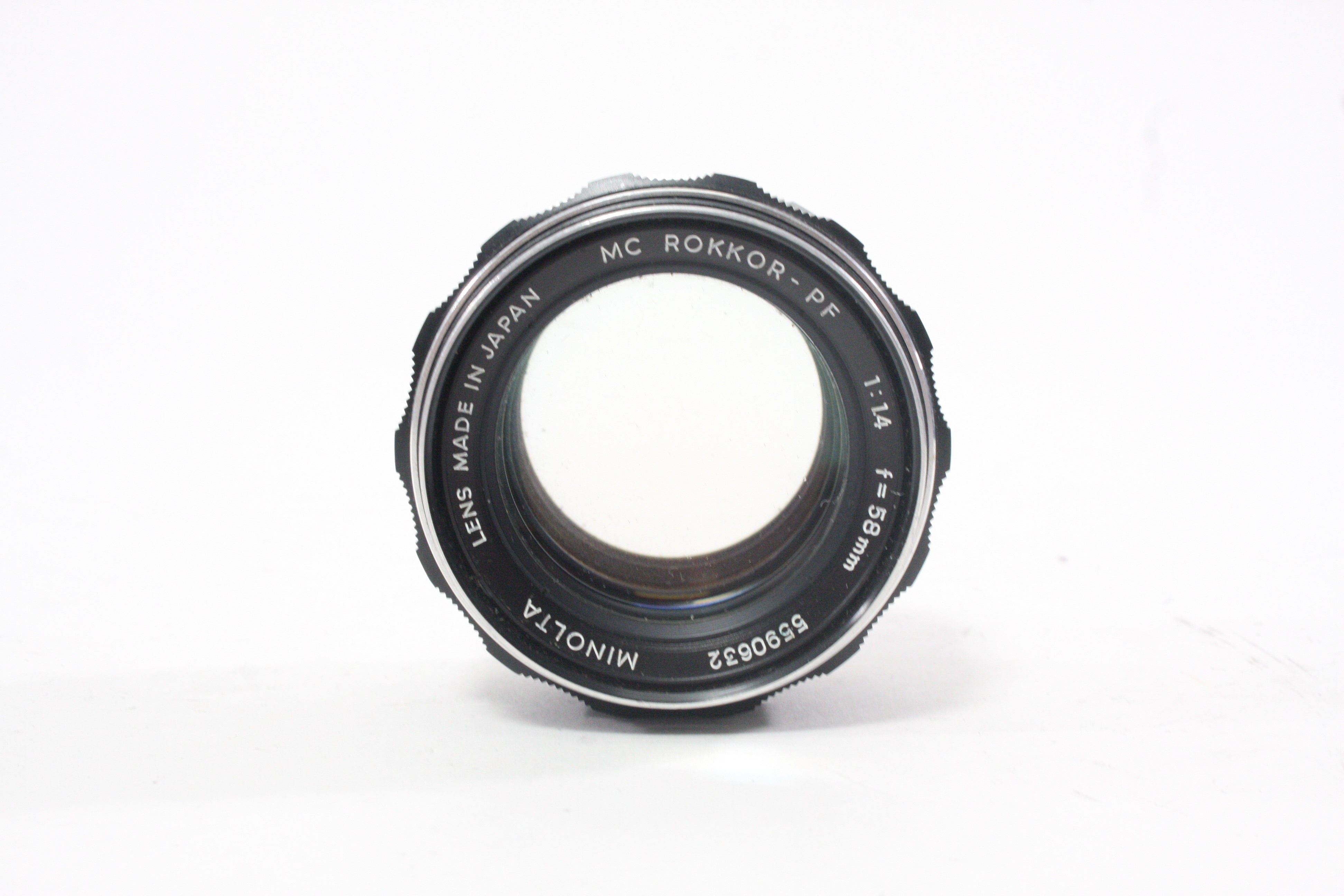 Minolta 58mm f/1.4 MC Rokkor-PF Lens for Minolta MD Mount