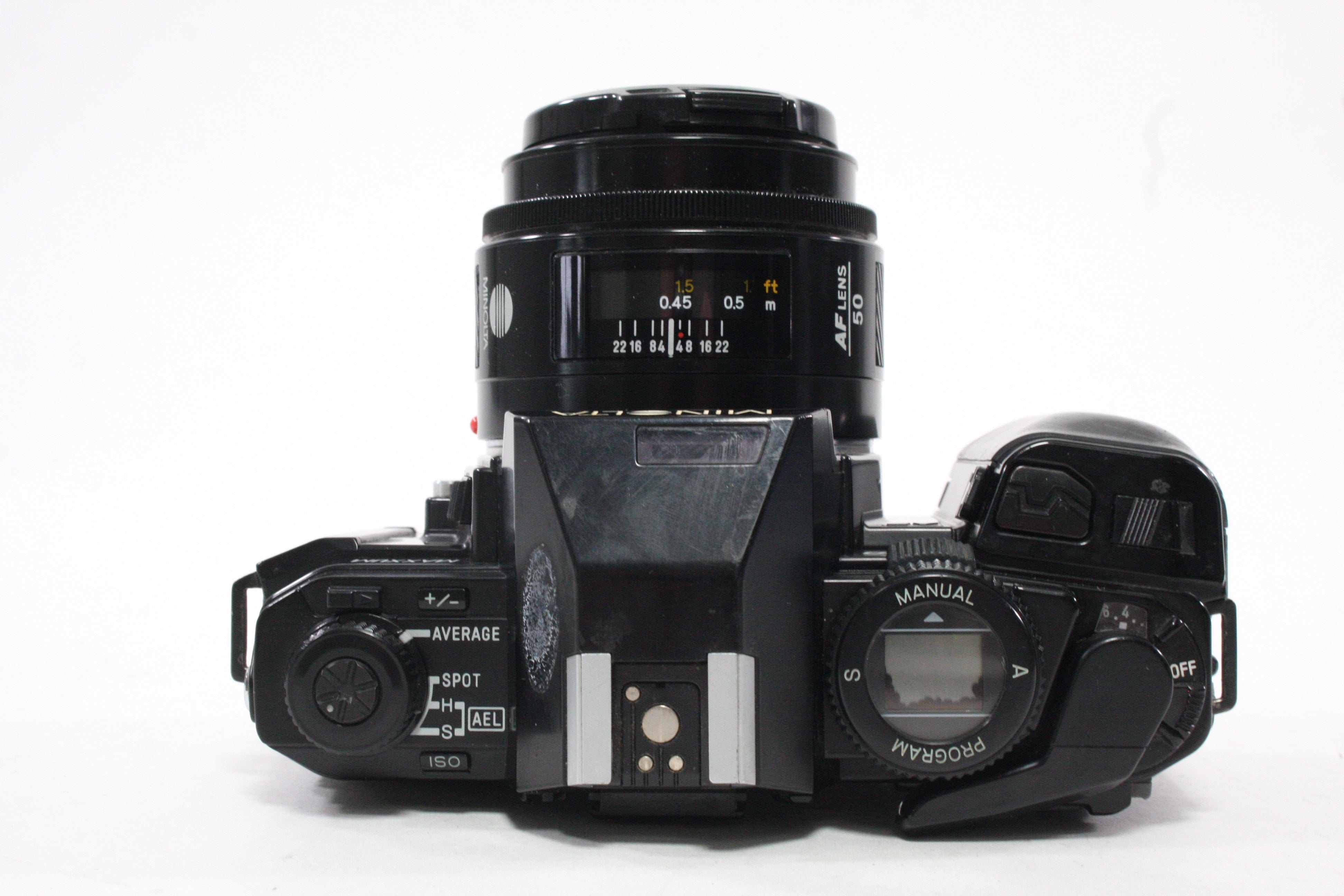 Minolta Maxxum 9000 AF 35mm SLR Camera with 50mm f/1.7 Lens