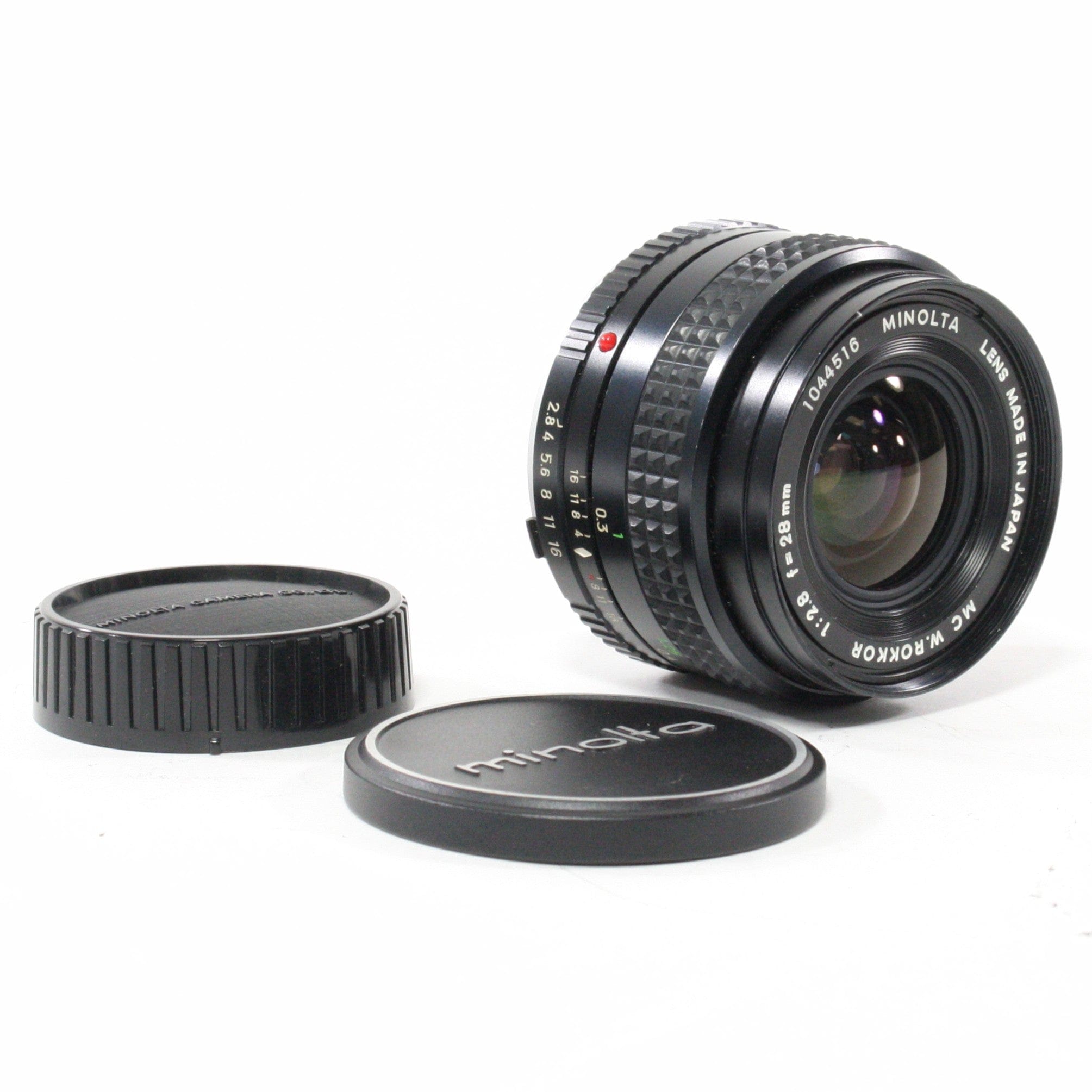 Minolta MC W. Rokkor 28mm f/2.8 lens