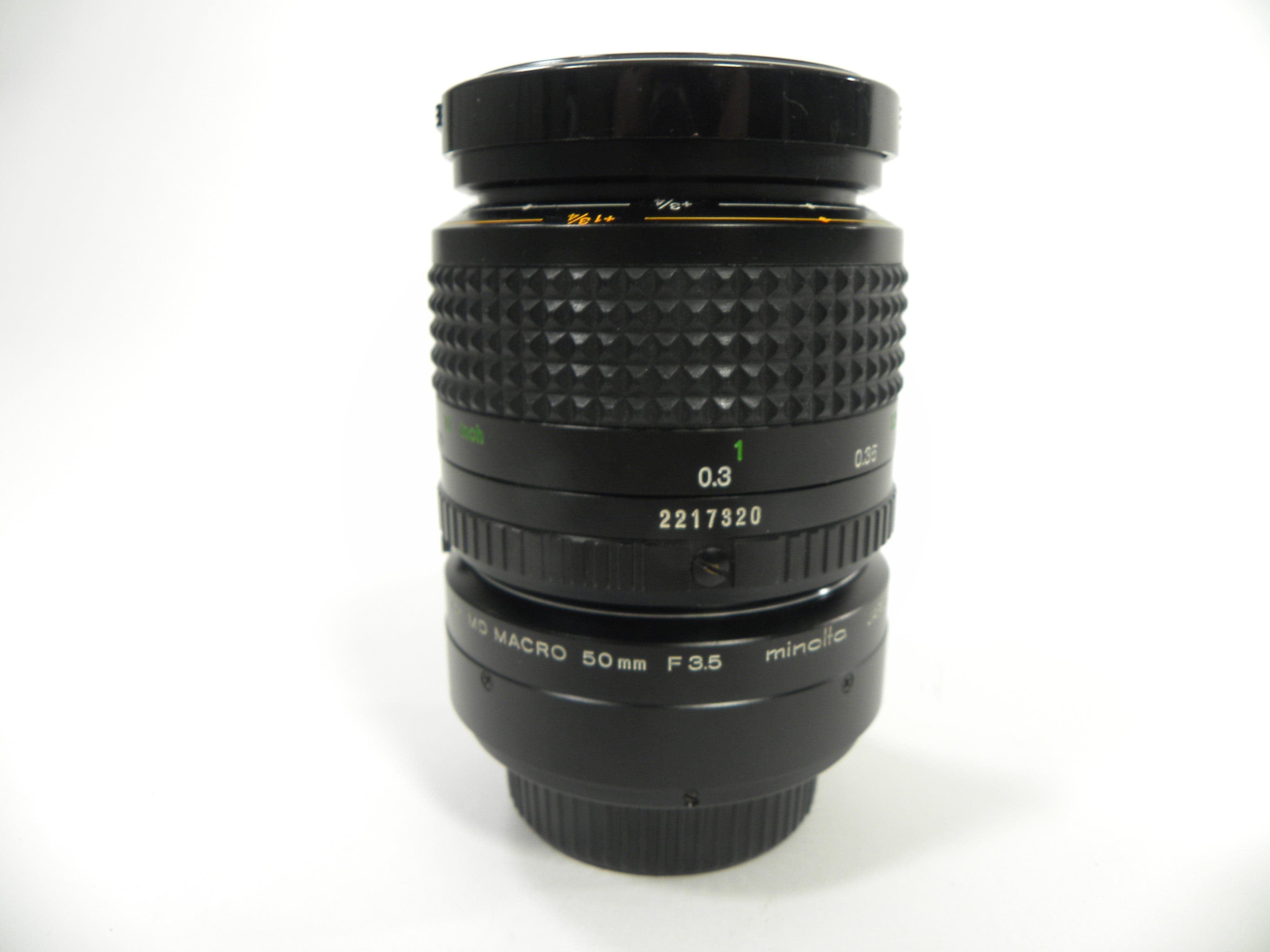 Minolta MD Macro Rokkor-X 50mm f3.5 w/Adapter