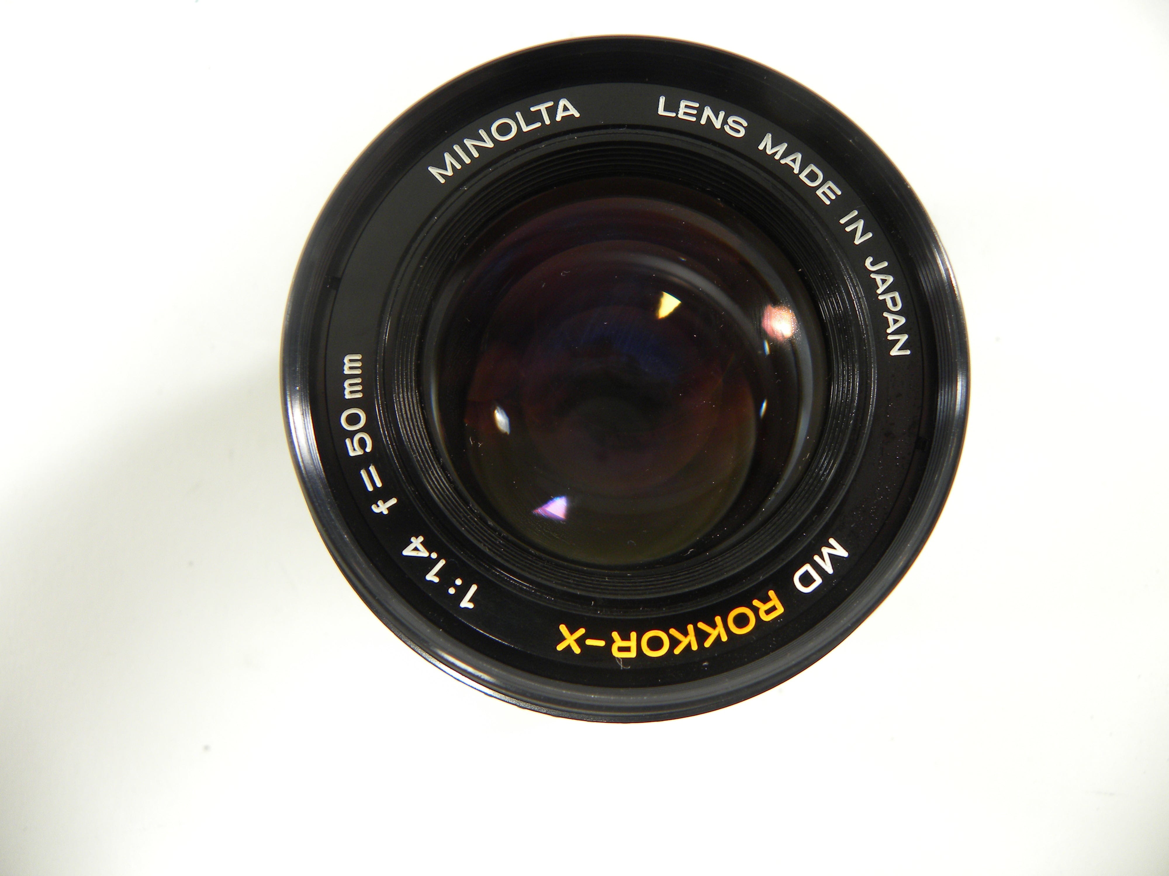 Minolta MD Rokkor-X 50mm f1.4