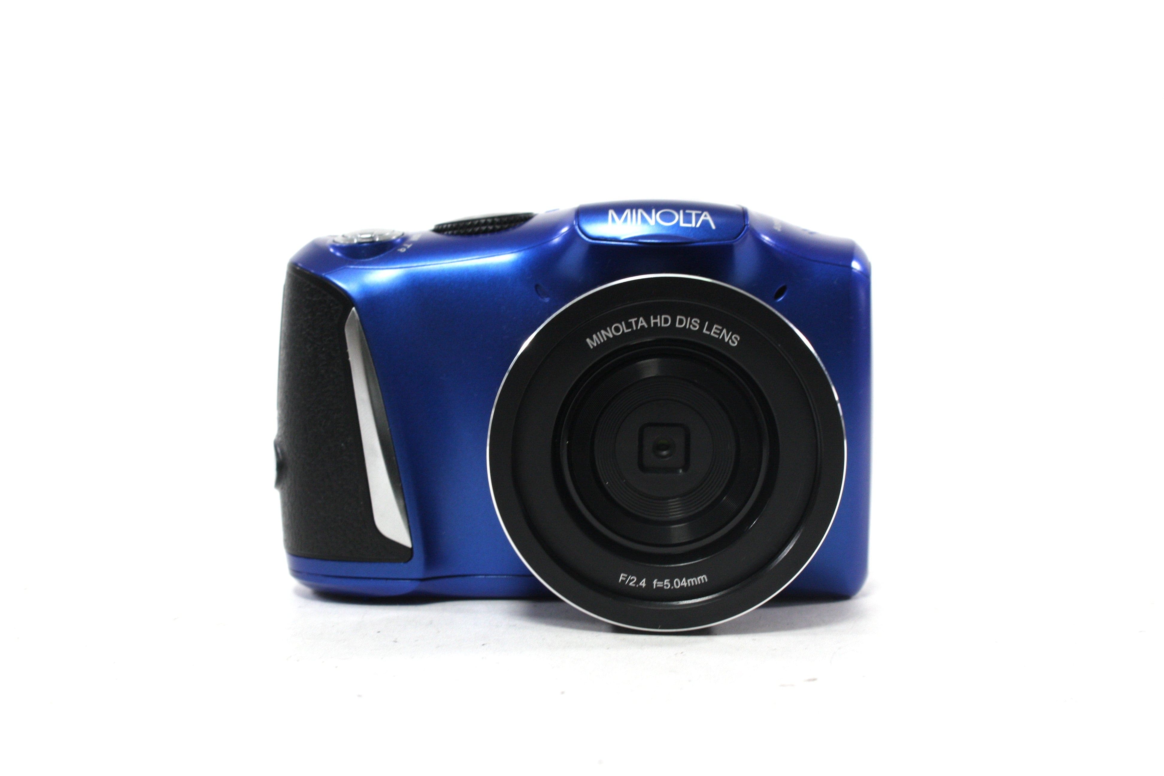 Minolta MND 50 Digital Point-and-Shoot Camera 16x Zoom 48.0mp (Blue)