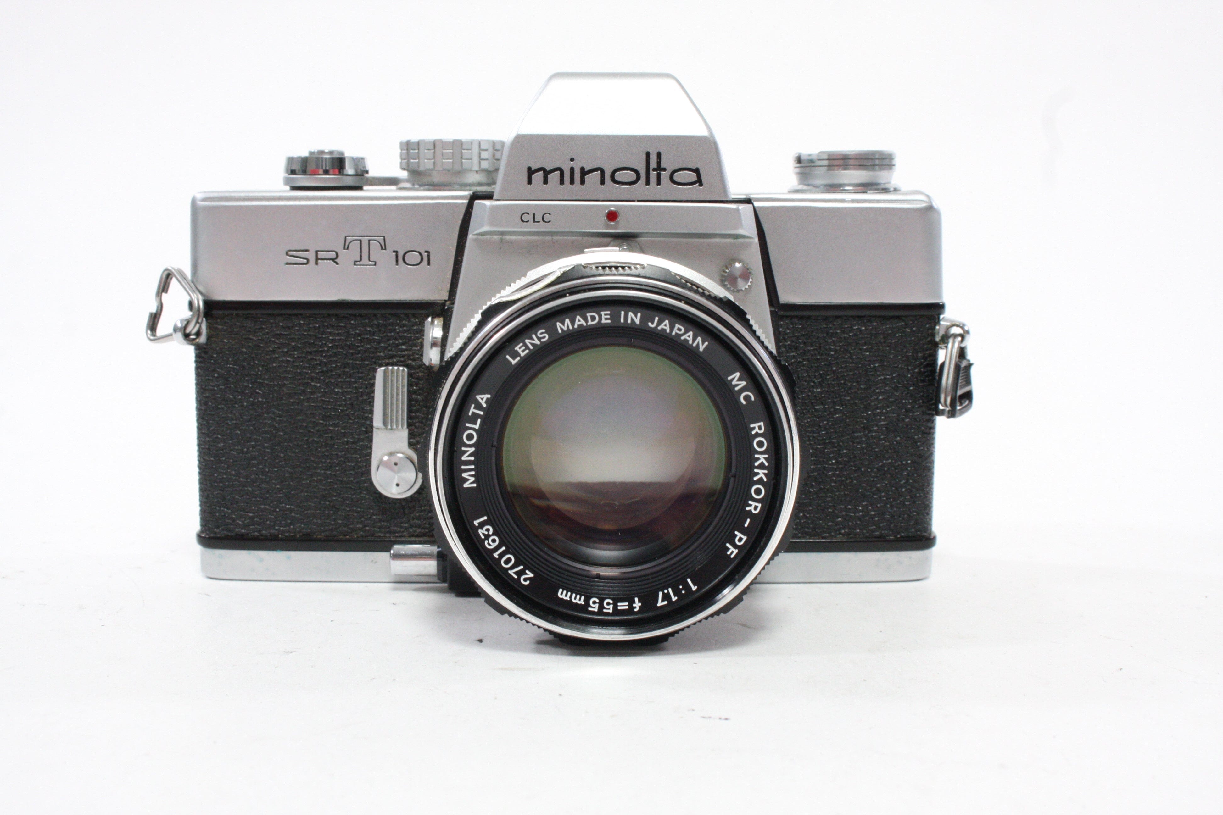 Minolta SRT 101 35mm SLR Camera with 55mm f/1.7 Rokkor-PF Lens