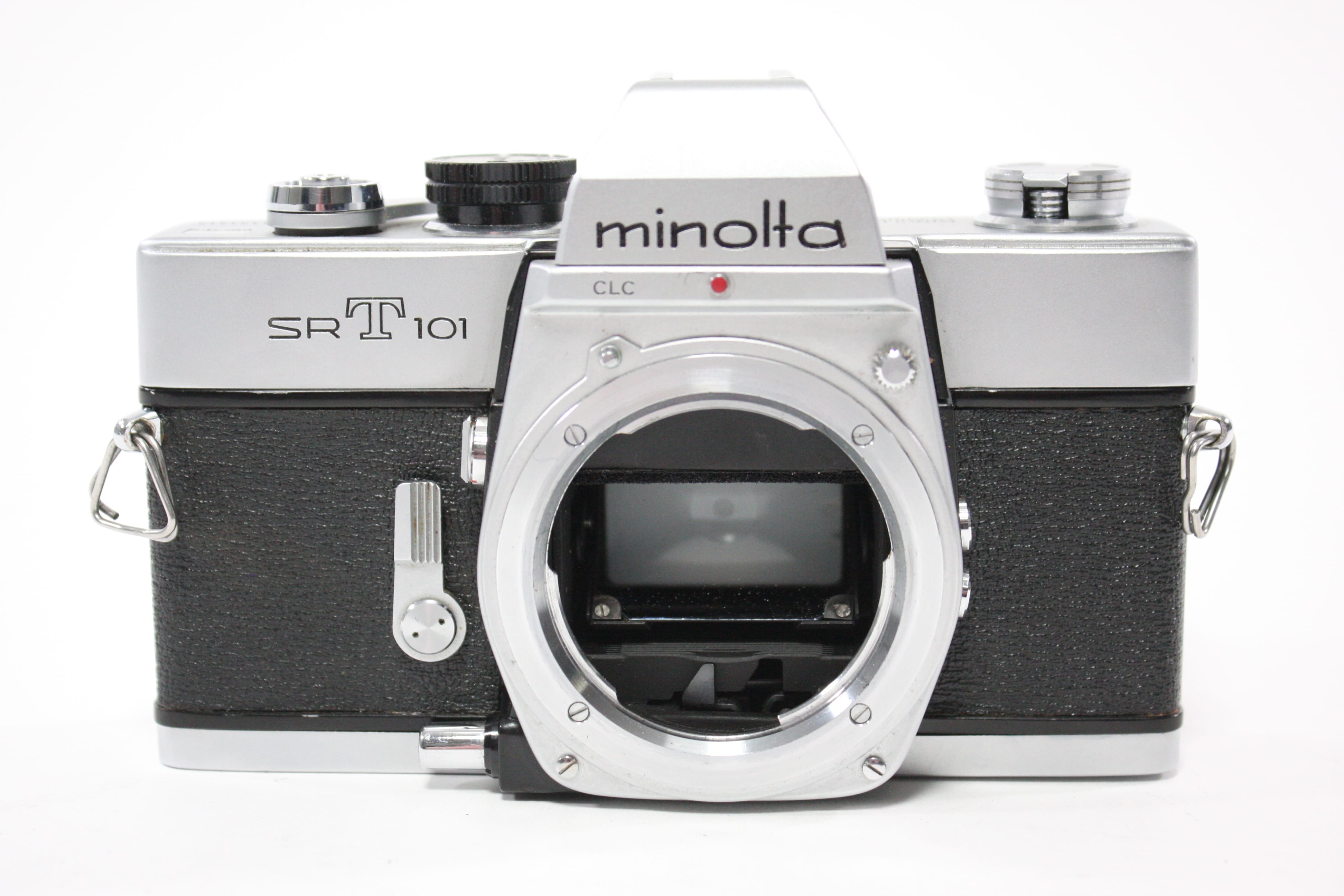 Minolta SRT101 35mm SLR Camera with 58mm f/1.4 MC Rokkor-PF Lens for MD Mount