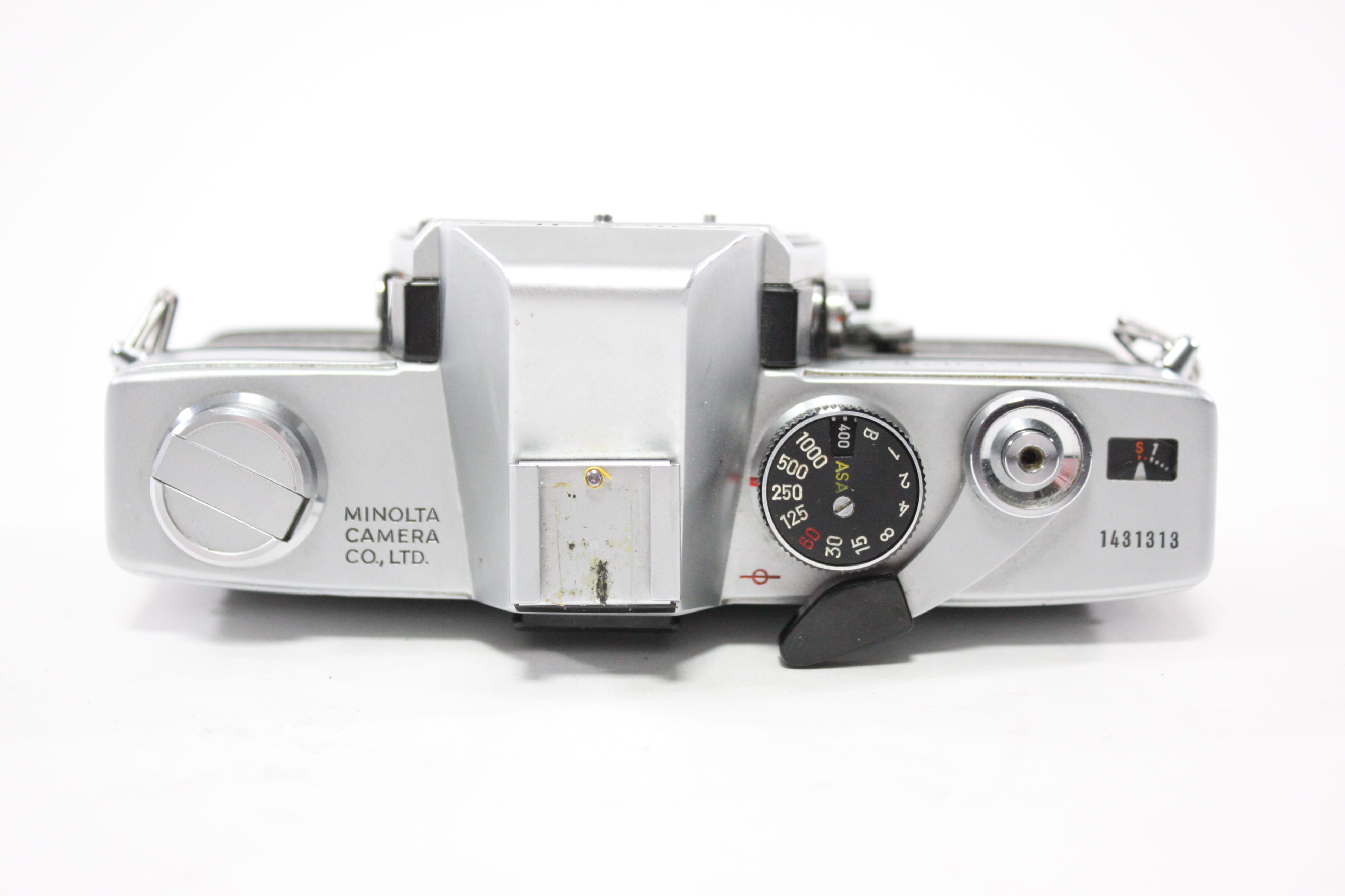 Minolta SRT101 35mm SLR Camera with 58mm f/1.4 MC Rokkor-PF Lens for MD Mount