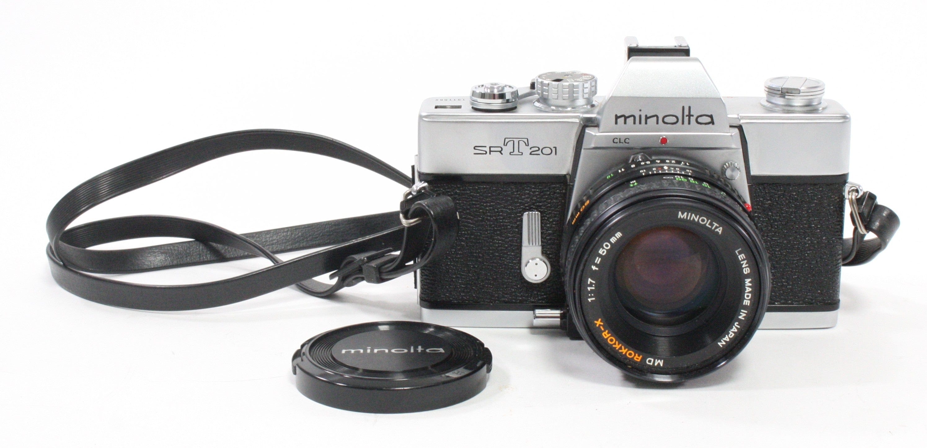 Minolta SRT201 35mm SLR Camera with Rokkor-X 50mm f/1.7 Lens