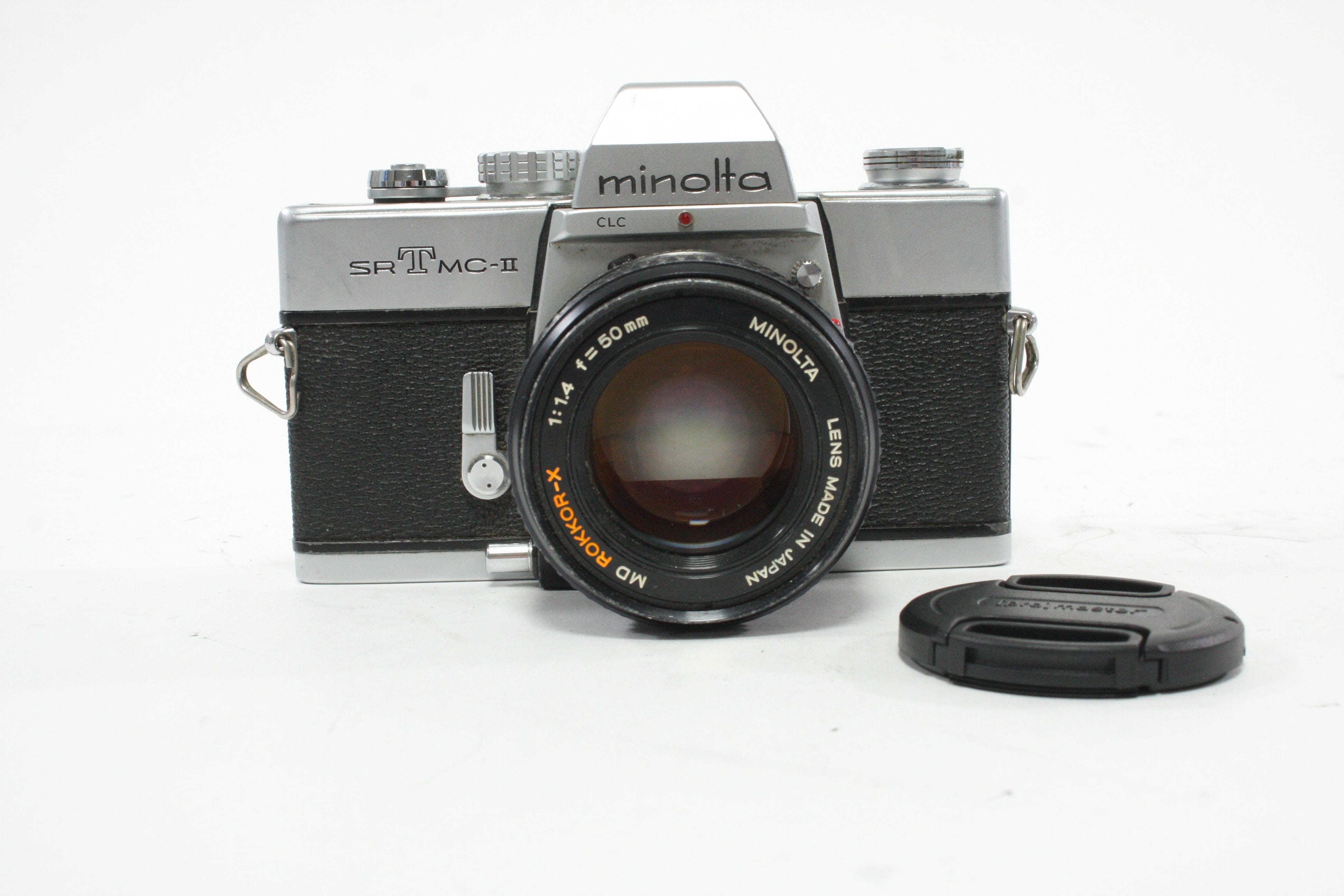 Minolta SRTMC-II 35mm SLR Camera with 50mm f/1.4 Rokkor-X MD Lens