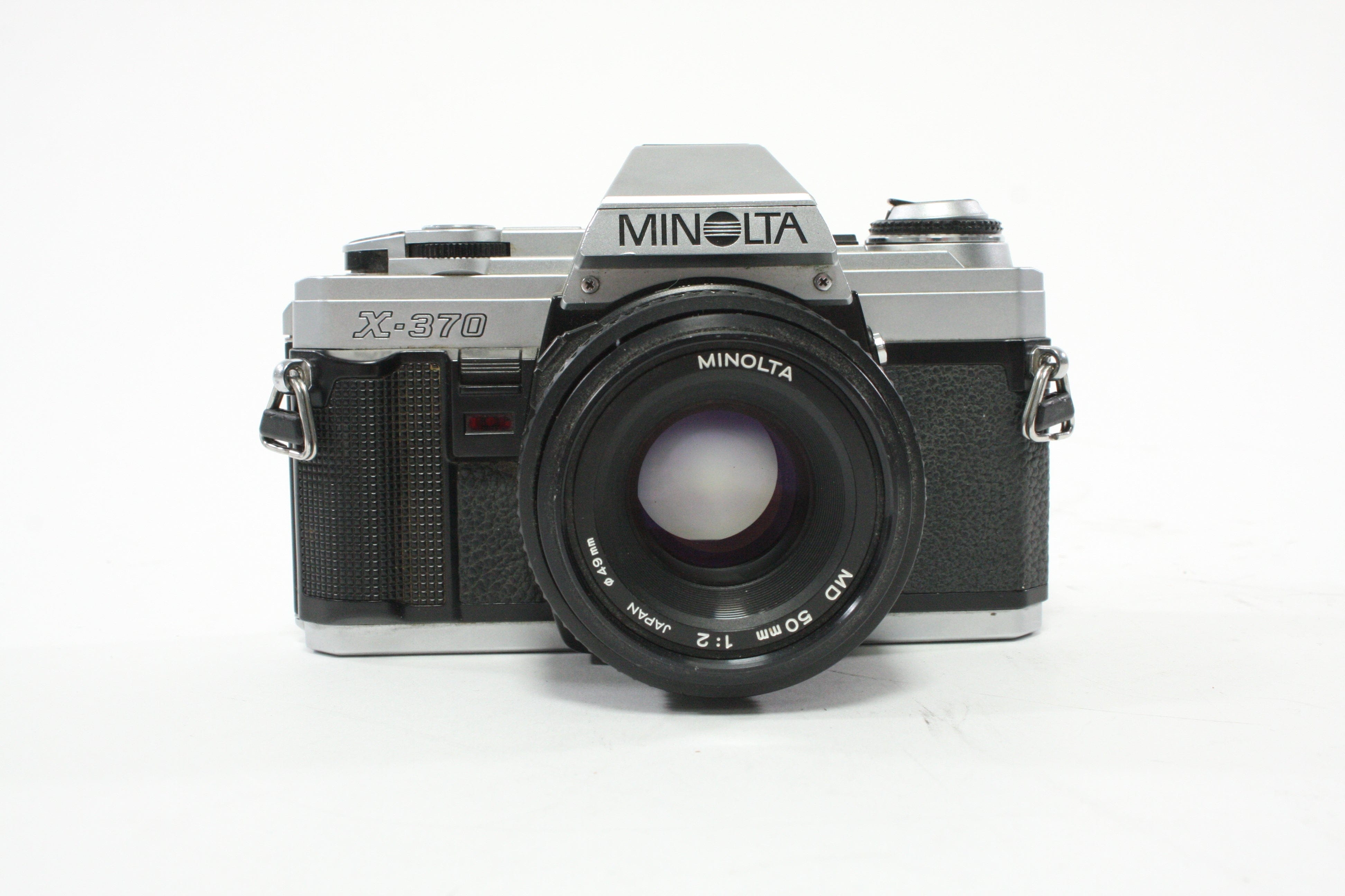 Minolta X-370 35mm SLR Camera with 50mm f/2 MD Lens