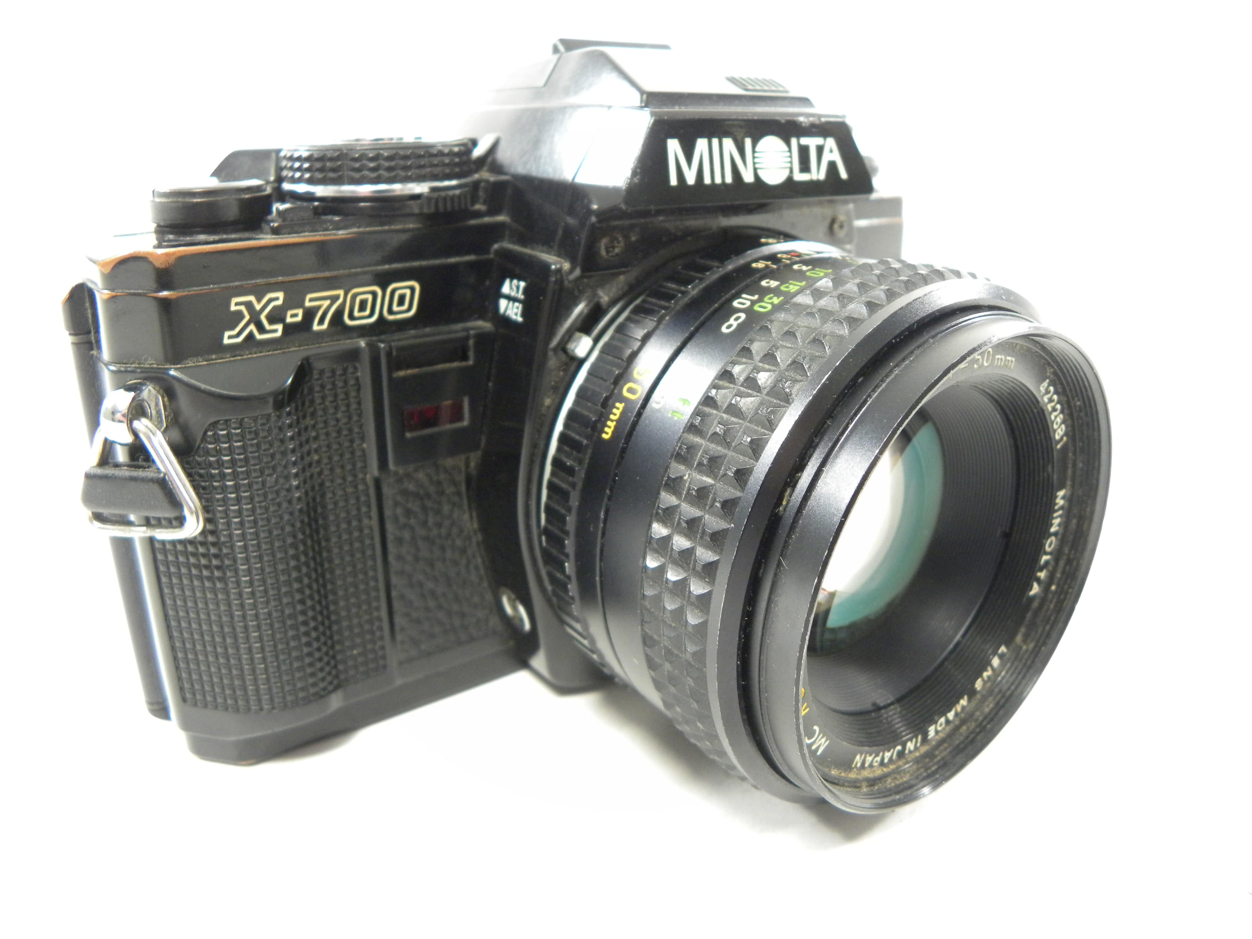 Minolta X-700 35mm SLR (Black) w/Minolta Rokkor-X PF MC