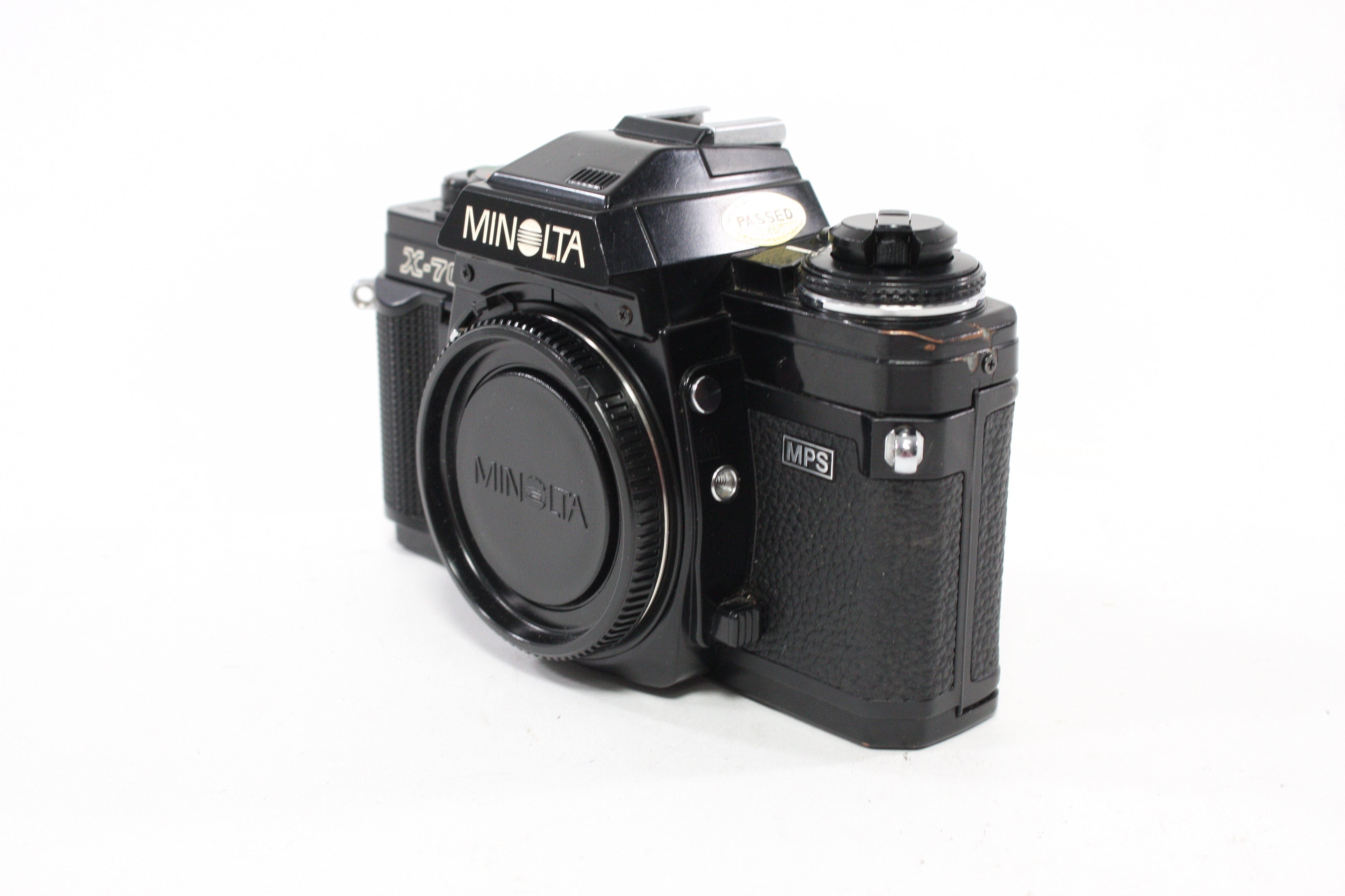 Minolta X-700 35mm SLR Camera with 45mm f/2 Rokkor-X Lens and Case
