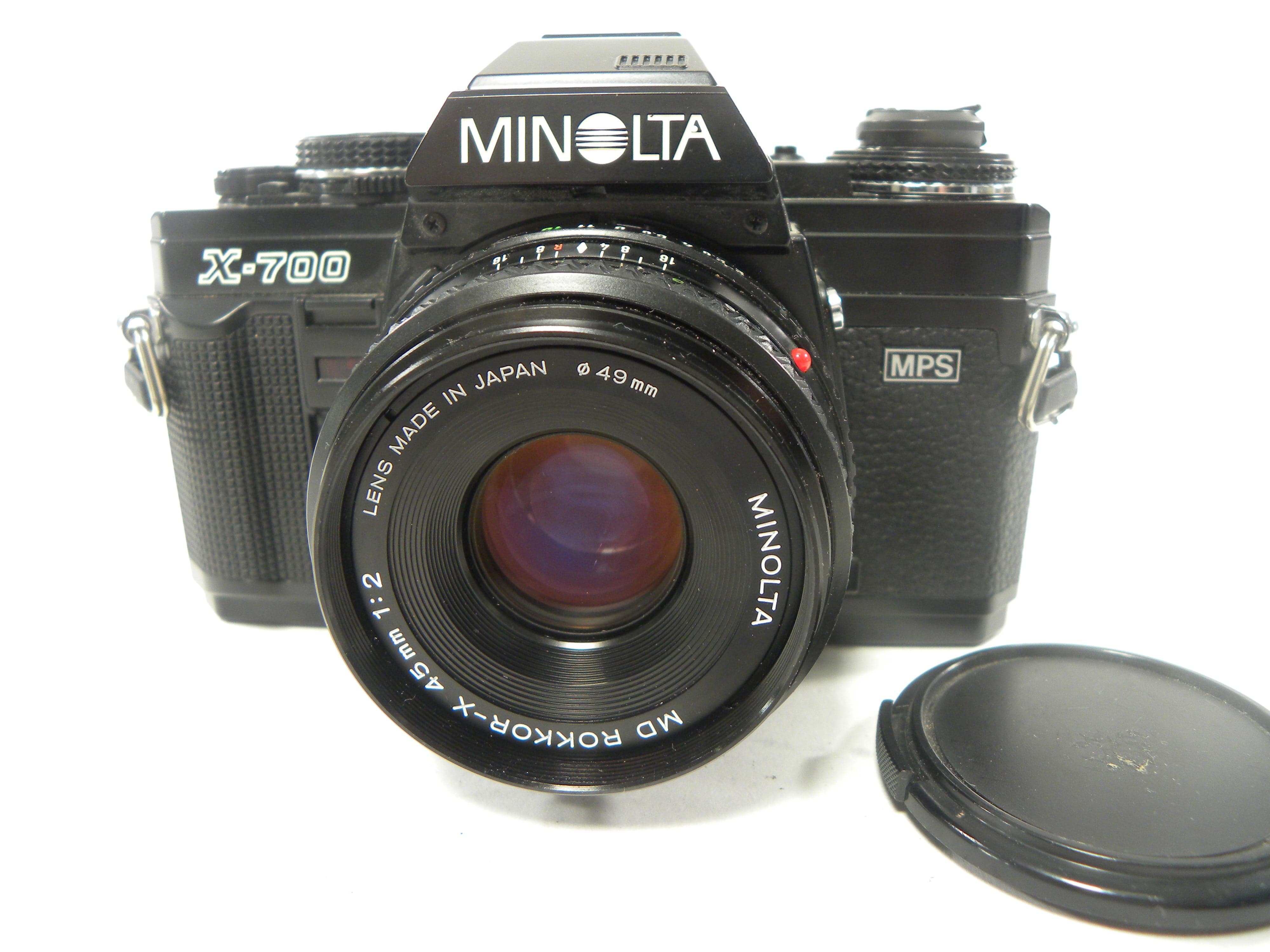 Minolta X-700 35mm SLR w/MD Rokkor-X 45mm f2