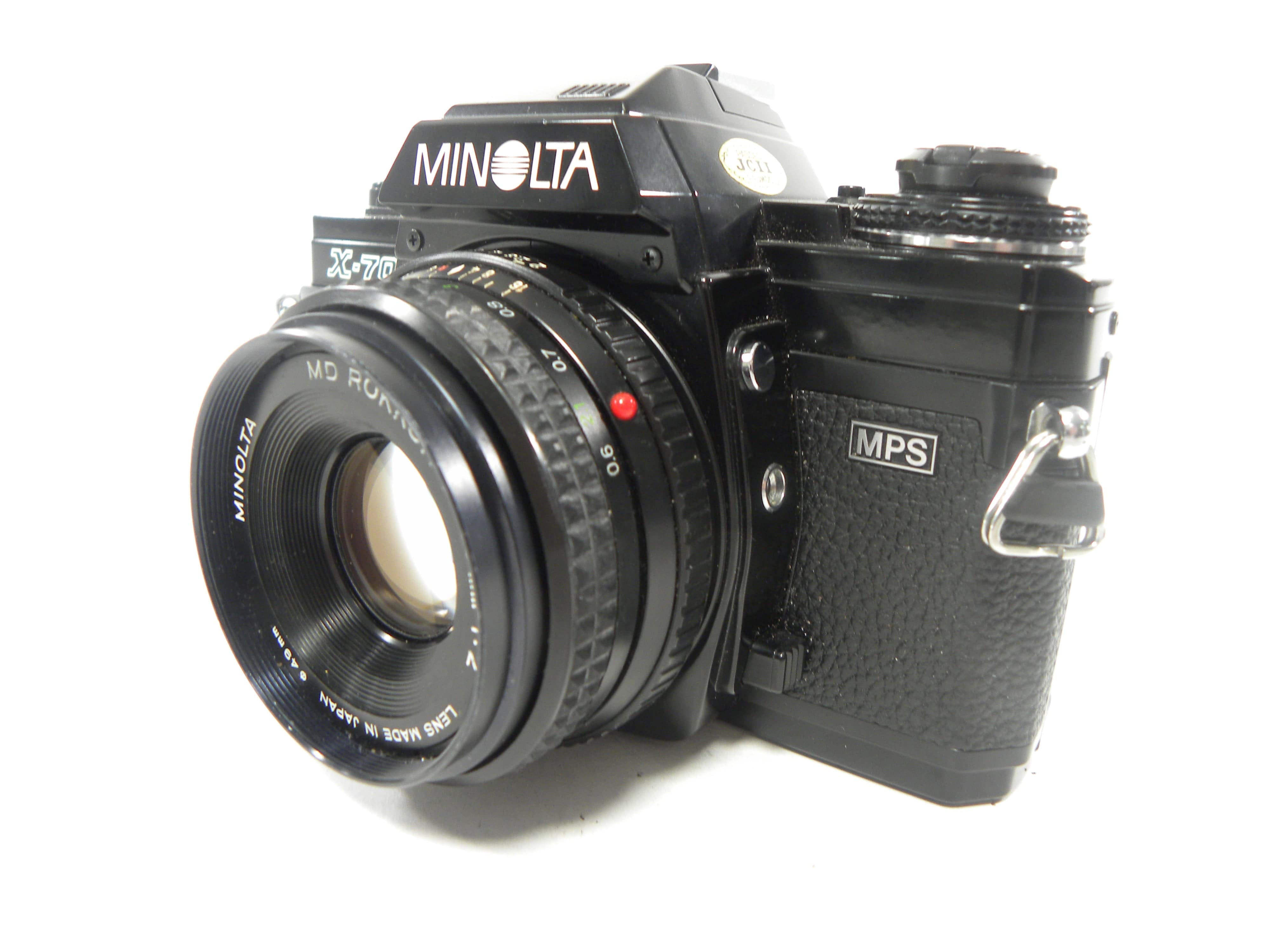 Minolta X-700 35mm SLR w/MD Rokkor-X 45mm f2