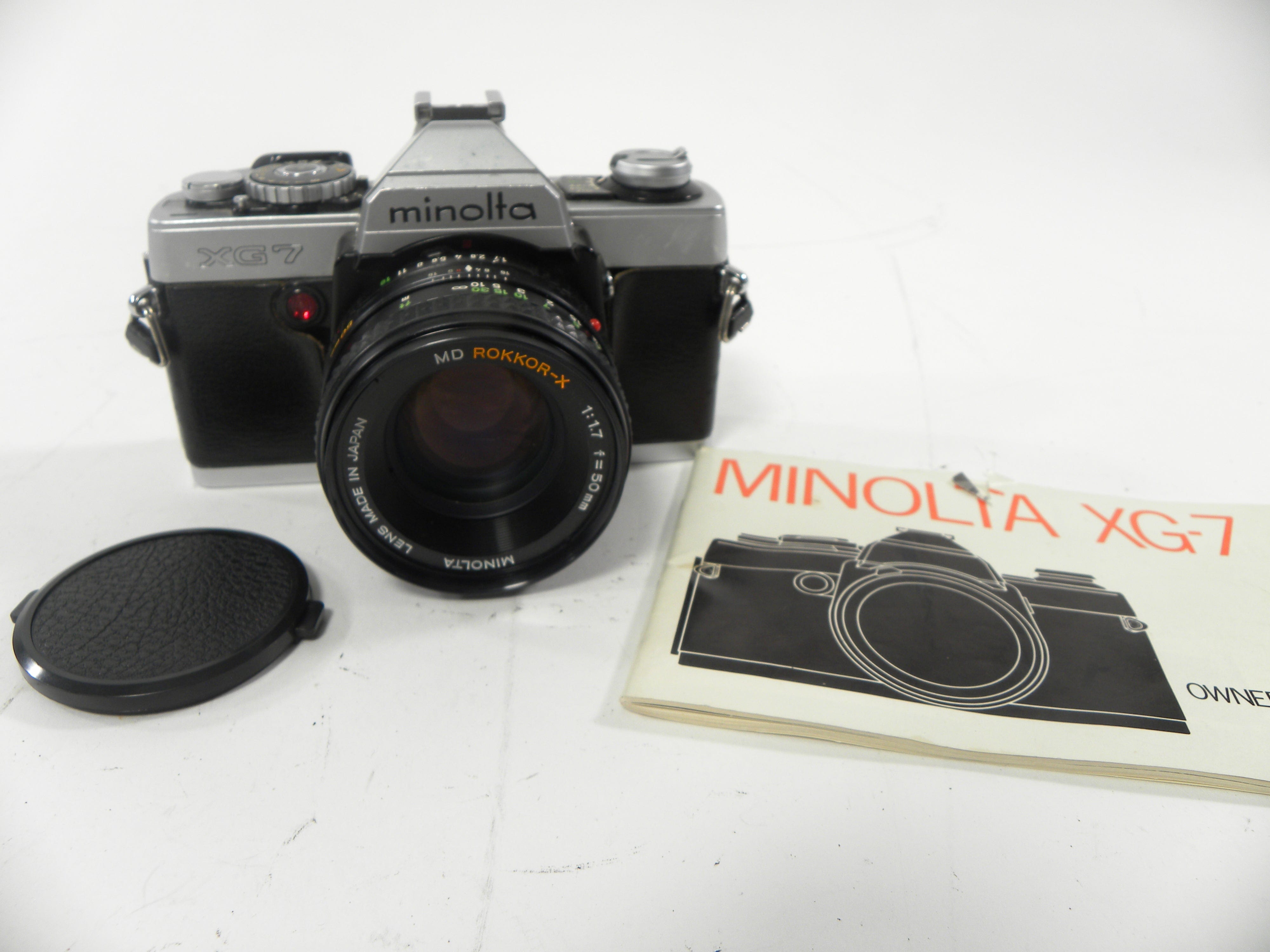 Minolta XG-7 35mm SLR w/MD Rokkor-X 50mm f1.7
