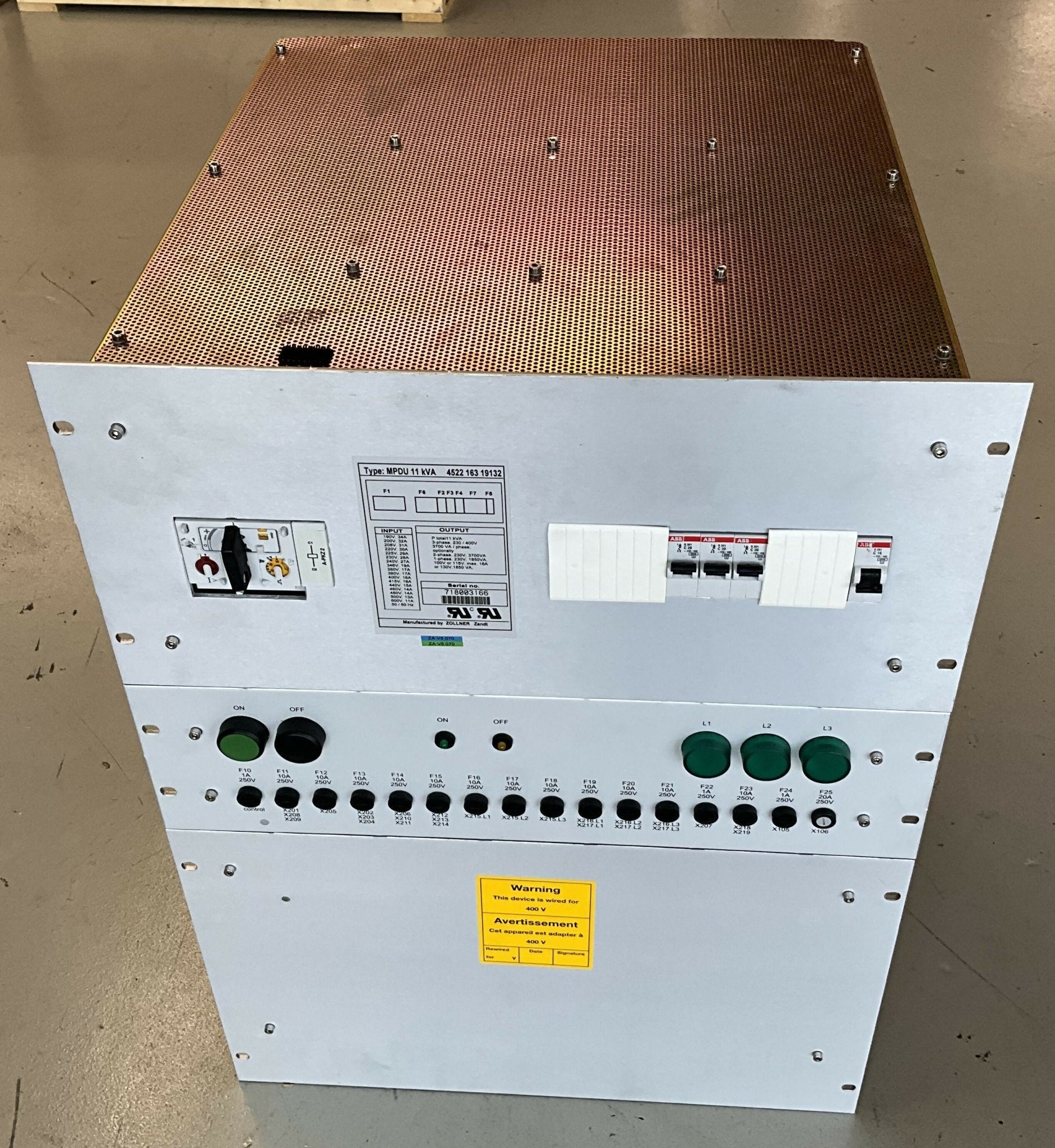 MPDU 11 KVA (4522 163 19132 PHILIPS