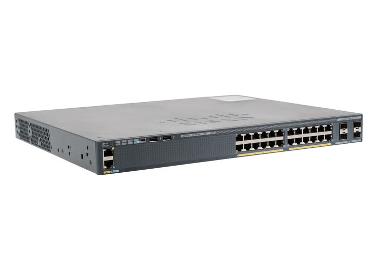 Cisco Catalyst 2960-X 24-Port Gigabit PoE+ Switch WS-C2960X-24PS-L Refurbished