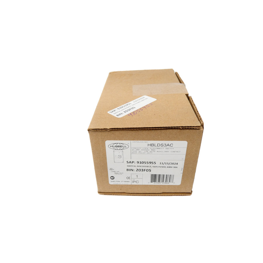 HUBBELL HBLDS3AC 600VAC 30A NSFS