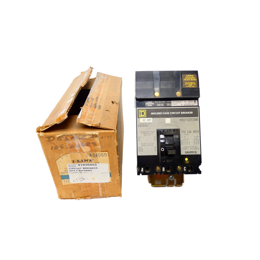 SQUARE D FA34060 480V 60A NSMP