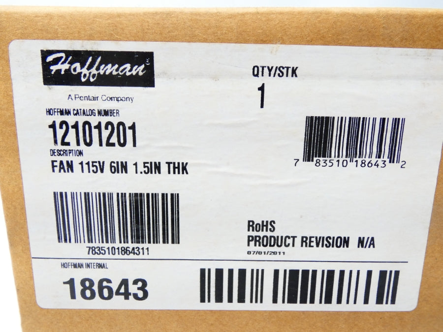 HOFFMAN 12101201 115V 6" NSFS