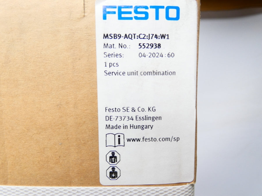 FESTO MSB9-AQT:C2:J74:W1 552938 NSFS