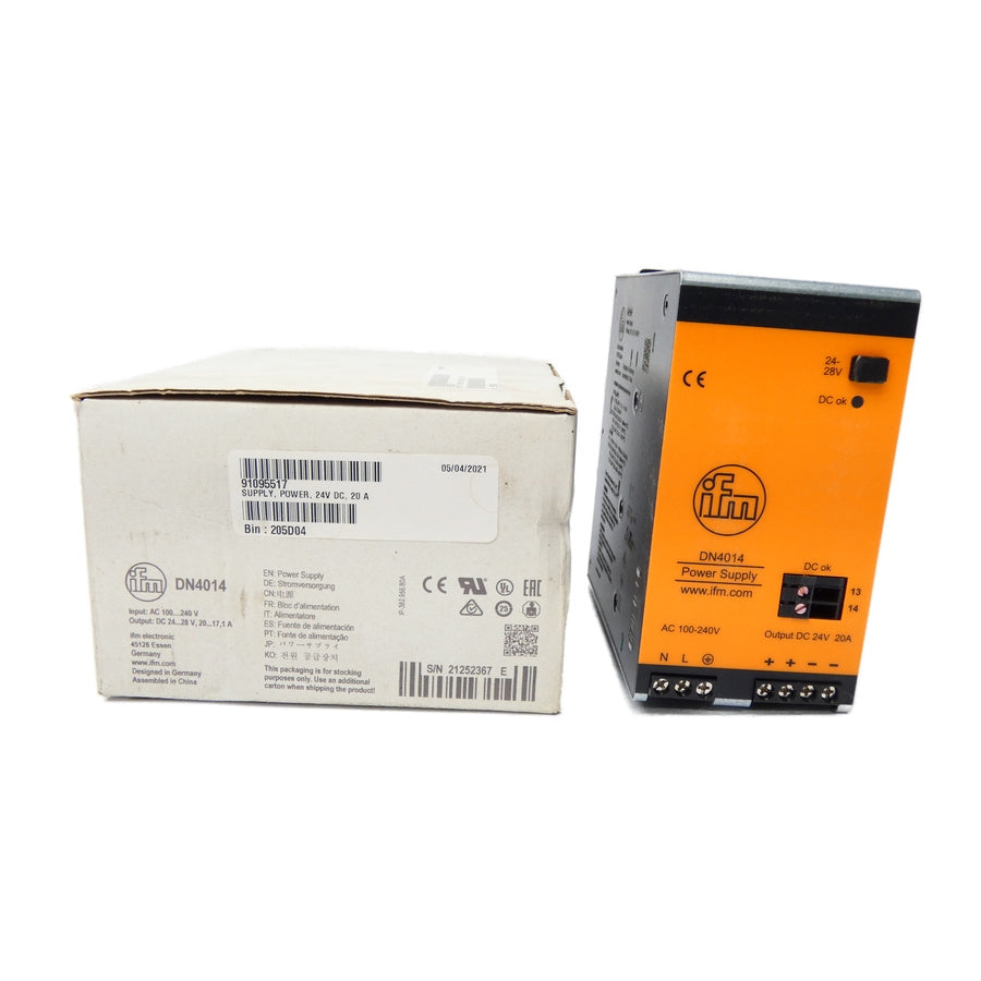 IFM EFECTOR DN4014 100-240V 20A NSMP