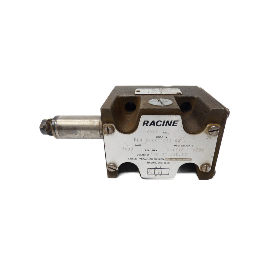 RACINE FD4DTKS102S52 654312 110/115V 4600PSI NSNP