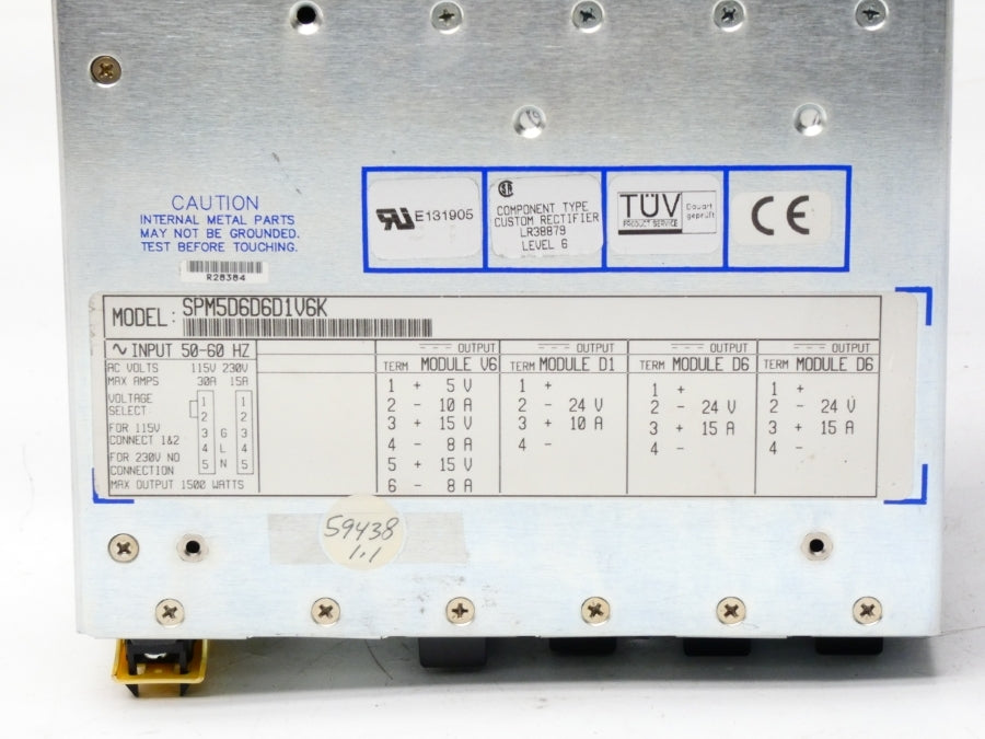 POWER-ONE SPM5D6D6D1V6K 115/230VAC 15/30A NSNP