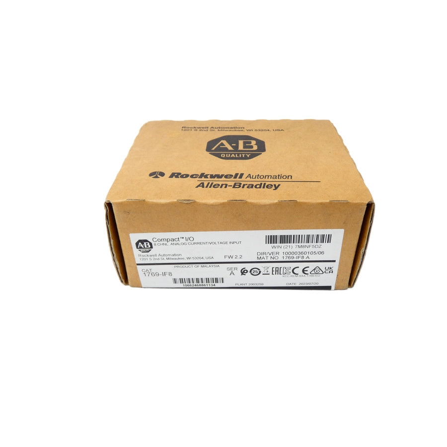 ALLEN BRADLEY 1769-IF8 SER. A F/W 2.2 VER. 06 DATE: 2023 NSFS