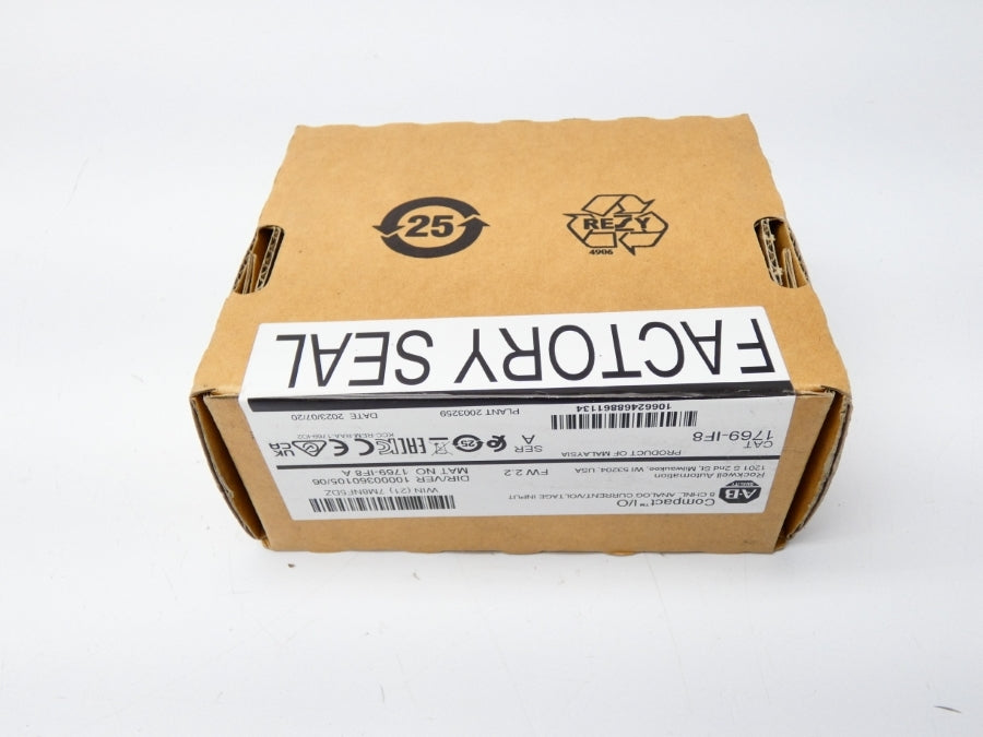 ALLEN BRADLEY 1769-IF8 SER. A F/W 2.2 VER. 06 DATE: 2023 NSFS