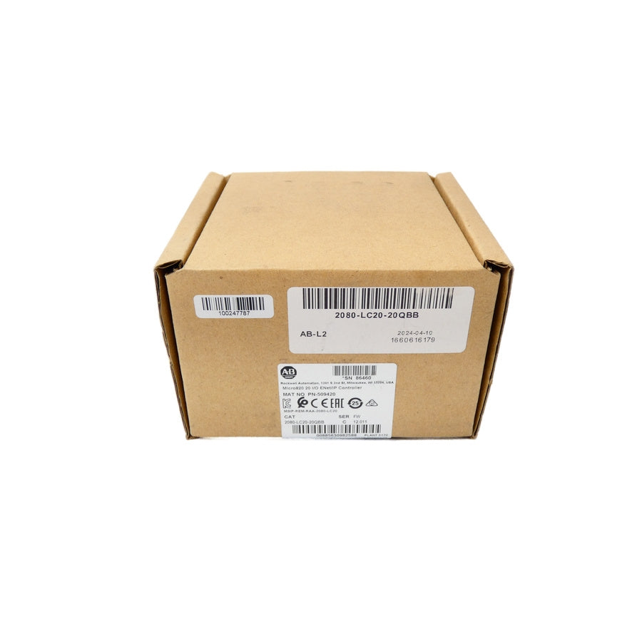 ALLEN BRADLEY 2080-LC20-20QBB SER. C F/W 12.011 DATE: 2021 NSFS