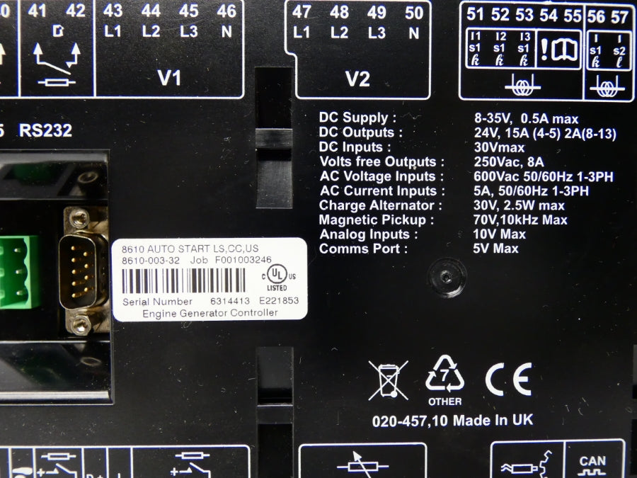 DSE 8610-003-32 8610AUTOSTARTLS 8-35V 8A NSMP
