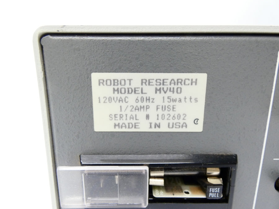 ROBOT RESEARCH MV40 120VAC 1/2A NSNP
