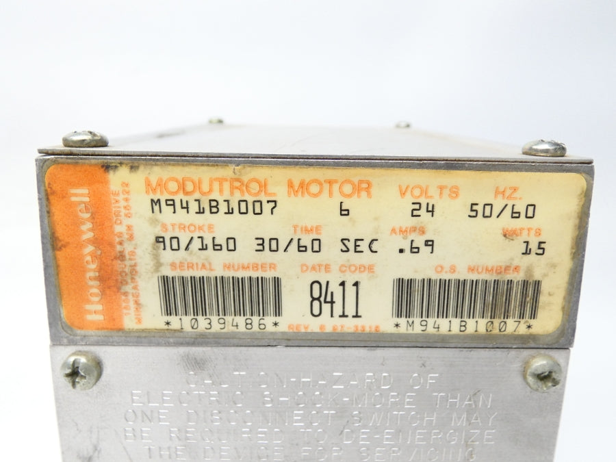 HONEYWELL M941B1007 24V .69A UNMP
