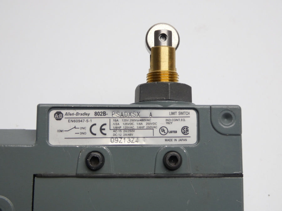 ALLEN BRADLEY 802B-PSADXSX SER. A 480VAC 15A NSNP