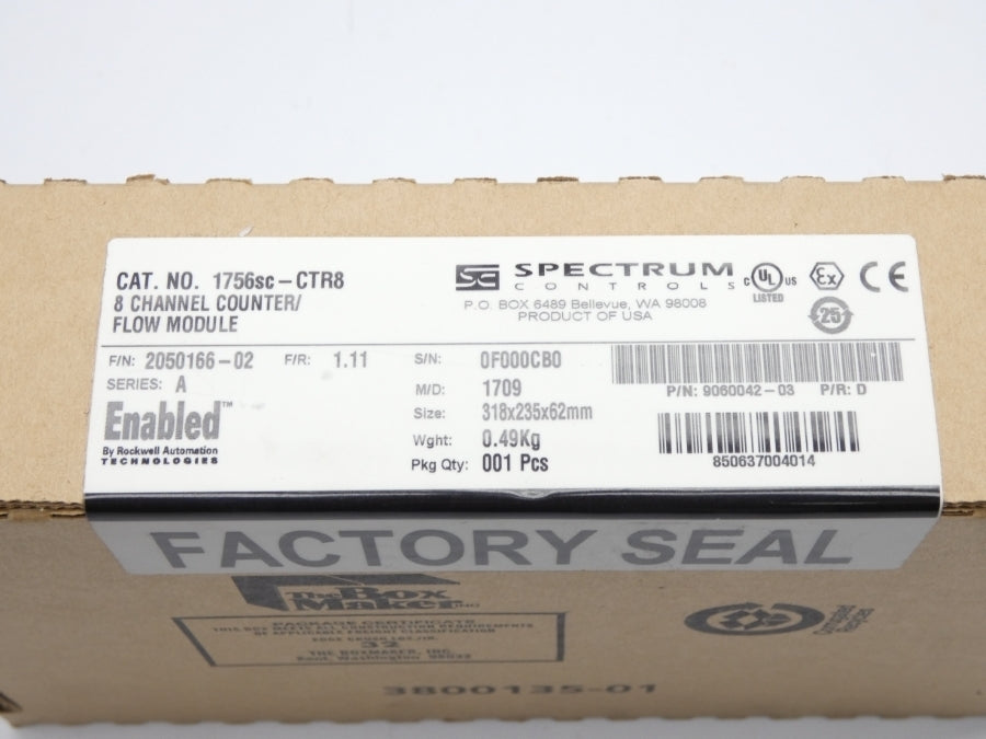SPECTRUM CONTROLS 1756SC-CTR8 SER. A F/W 1.11 NSFS