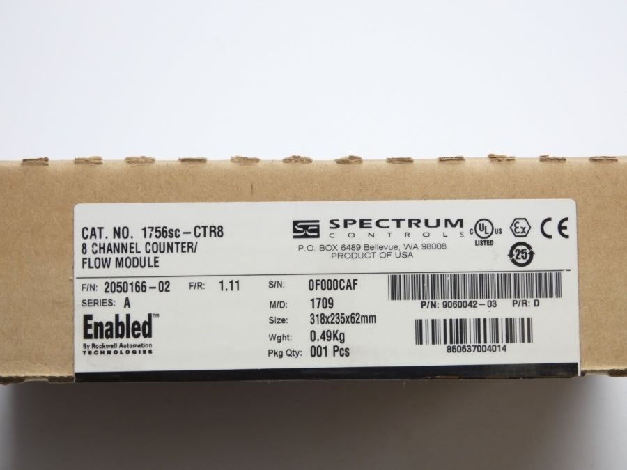 SPECTRUM CONTROLS 1756SC-CTR8 SER. A F/W 1.11 24VDC NSMP