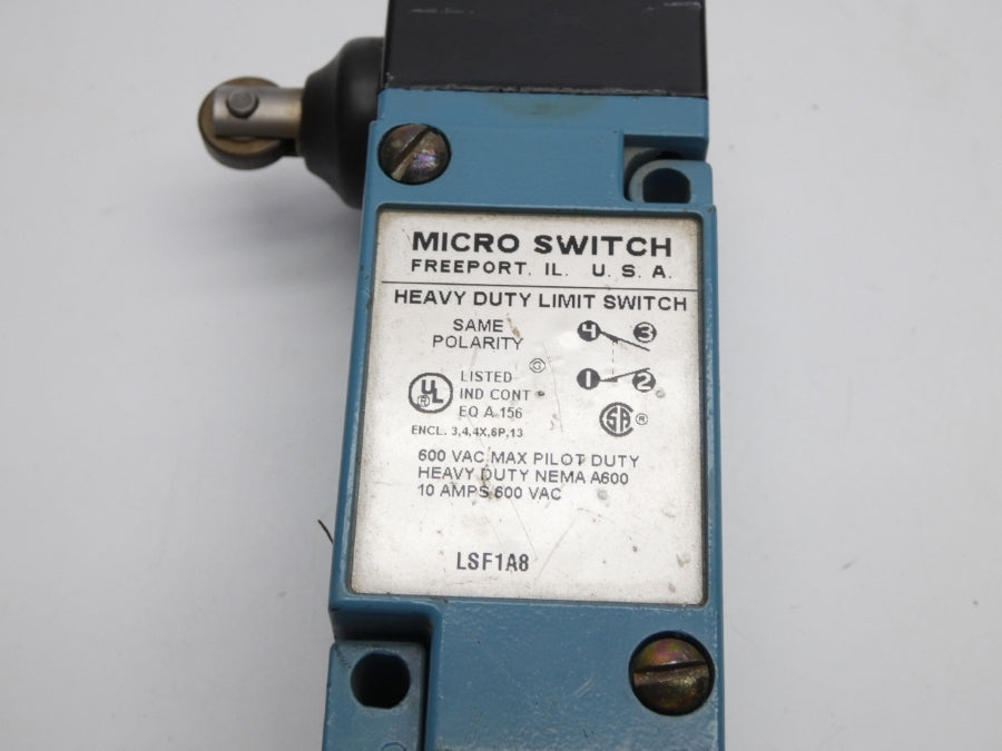 MICRO SWITCH LSF1A8 600VAC 10A NSNP