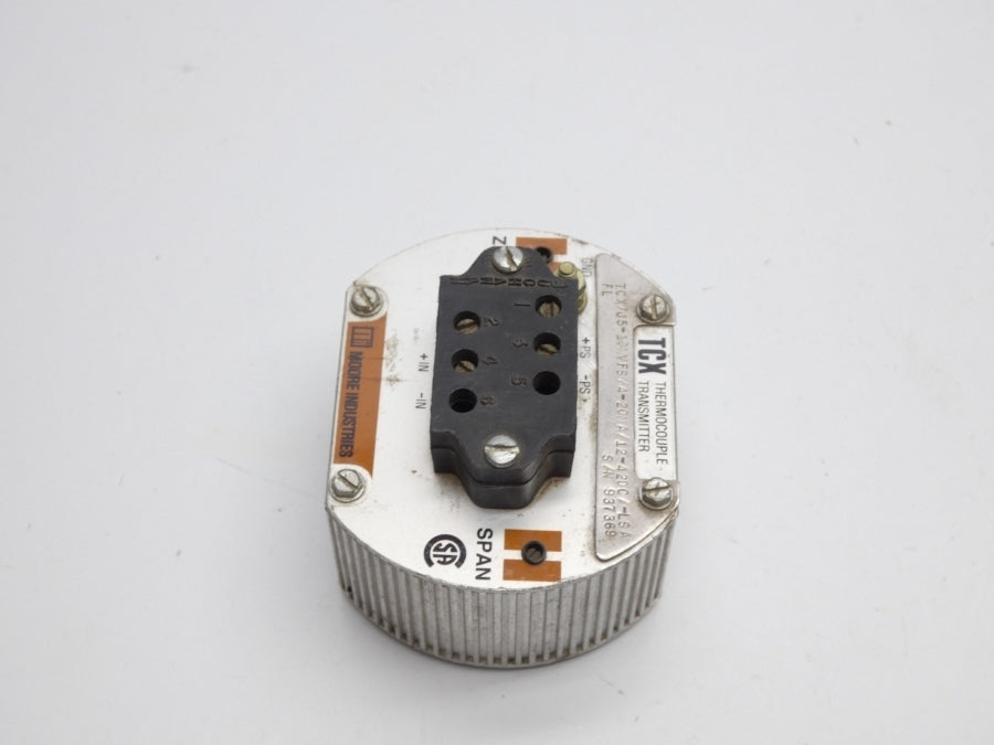 MOORE INDUSTRIES TCX/J5-10MVFS/4-20MA/12-42DC/-LSAFL UNMP