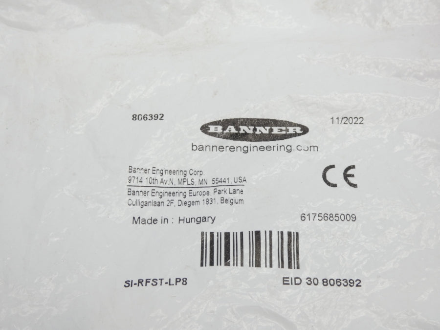 BANNER ENGINEERING SI-RFST-LP8 806392 NSMP