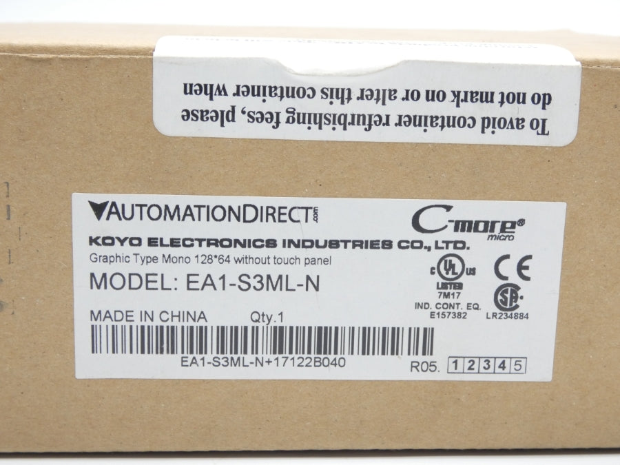 AUTOMATION DIRECT EA1-S3ML-N NSFS