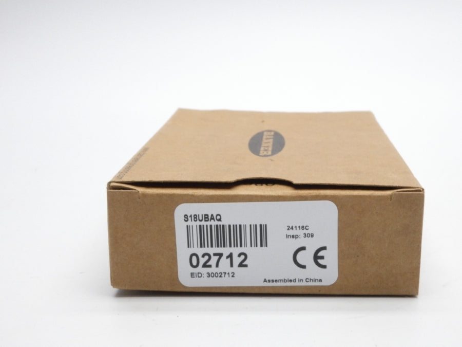 BANNER ENGINEERING S18UBAQ 02712 10-30VDC NSMP