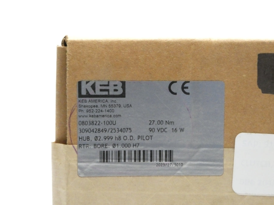 KEB 0803822-100U 90VDC NSFS