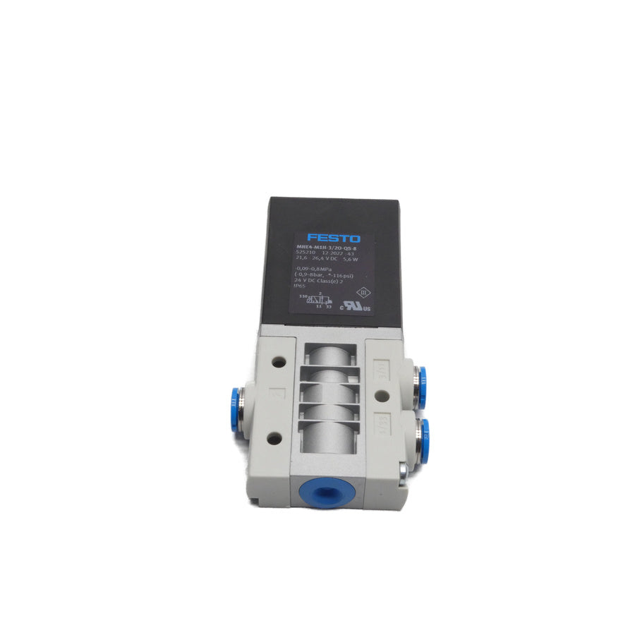 FESTO MHE4-M1H-3/20-QS-8 525210 21.6-26.4VDC 116PSI NSNP