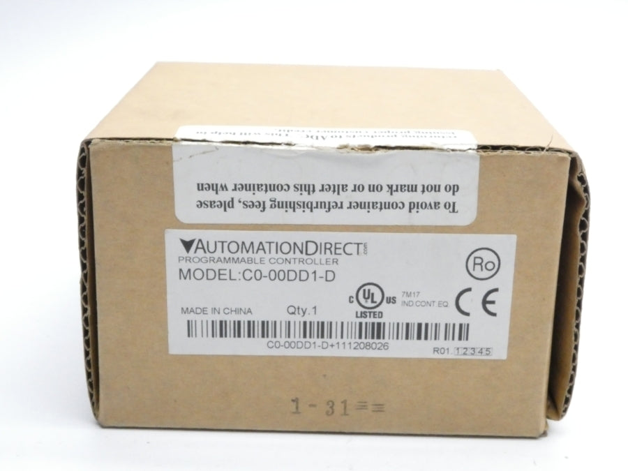 AUTOMATION DIRECT C0-00DD1-D 24VDC 0.1A (AS IS) NSMP