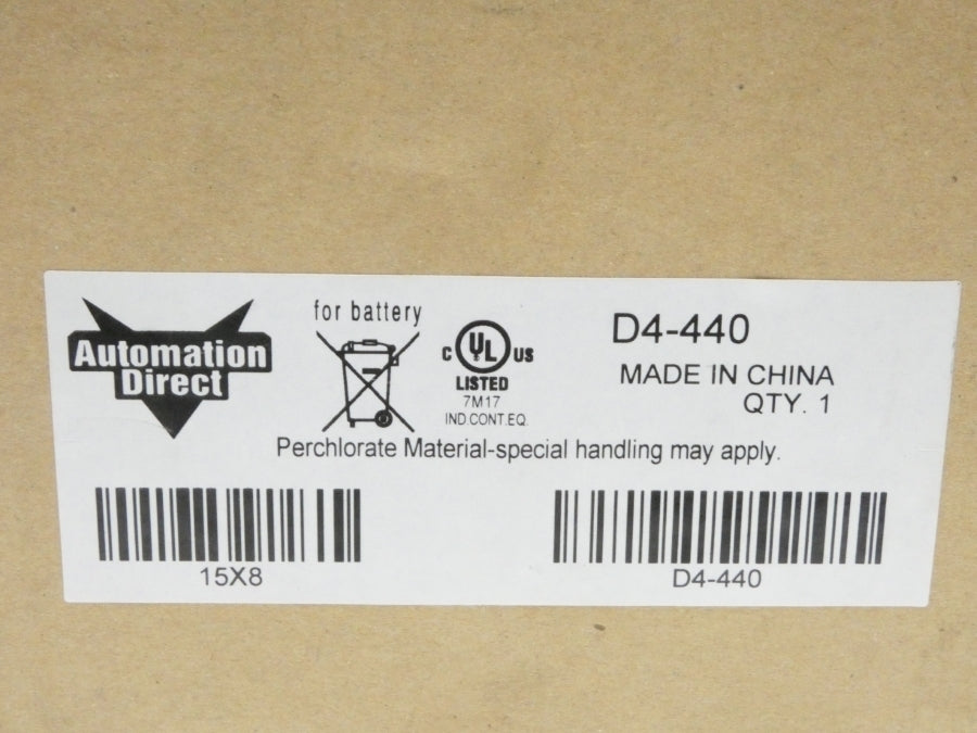AUTOMATION DIRECT D4-440 110/220V (W/KEY) NSMP