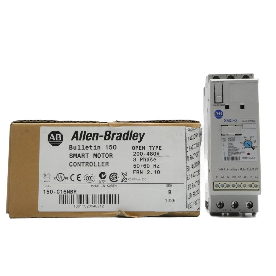 ALLEN BRADLEY 150-C16NBR SER. B F/W 2.10 200-480V 16.0A NSMP
