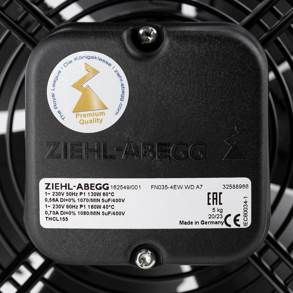 FN035-4EW.WD.A7 ZIEHL-ABEGG Axial Fan  150W  230V 0.13/0.56A 1070rpm
