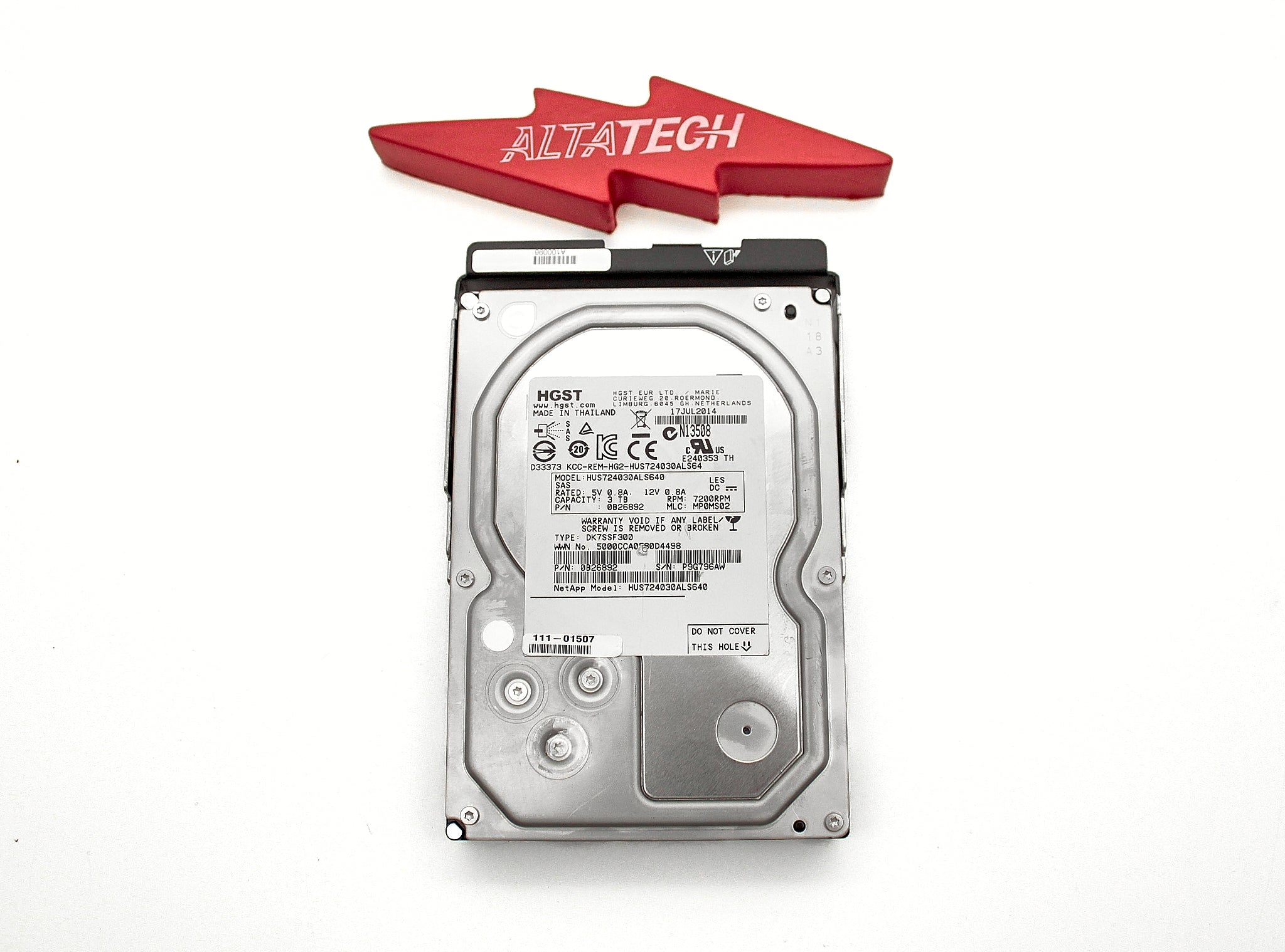 NetApp 111-01507 3TB 7.2K SAS 3.5" HDD