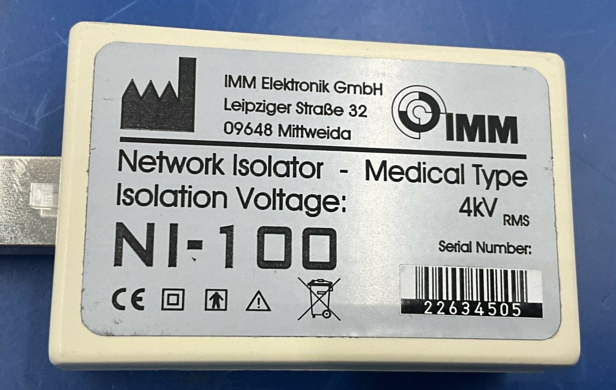 NETWORK ISOLATOR/NOISE INDICATOR (272217118055 / NI-100) PHILIPS/IMM