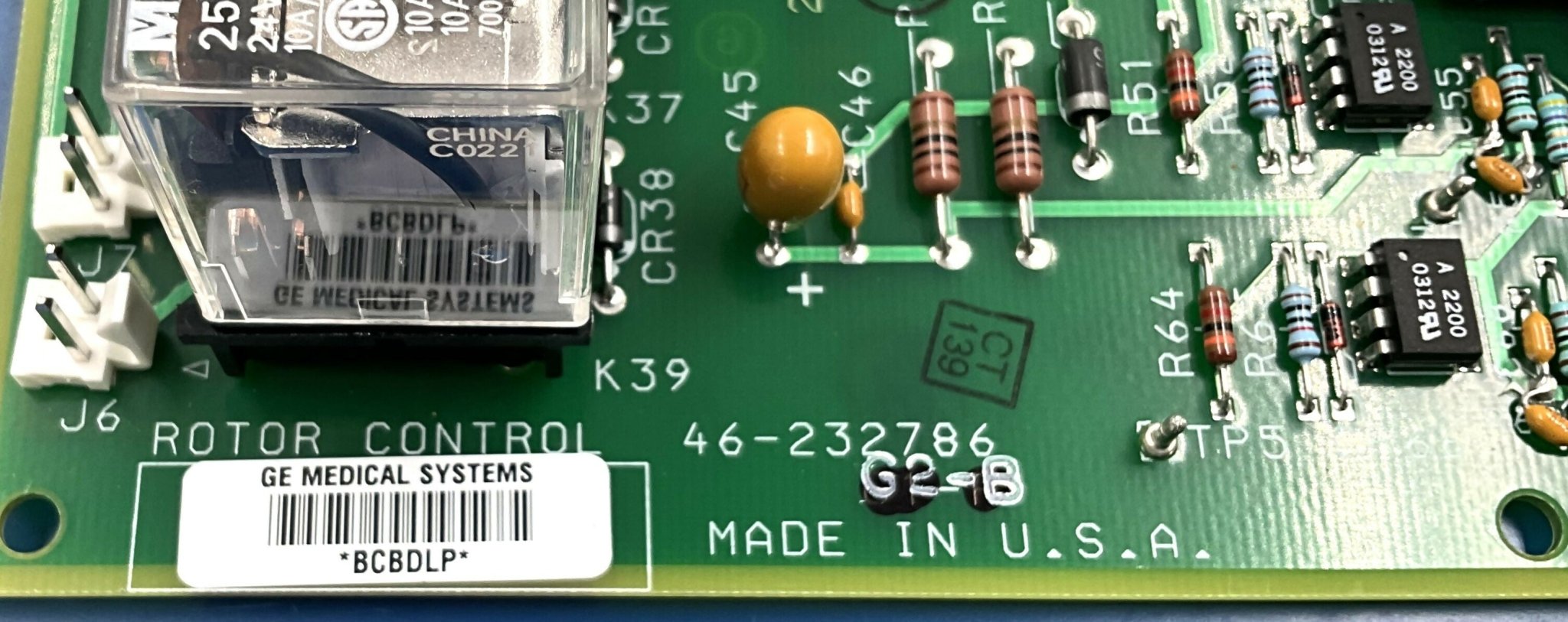 NEW Rotor Control Board (46-232786-G2-B GE